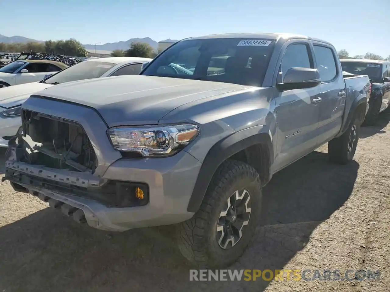 1 Photograph of a damaged car 3TMCZ5ANXKM241560 TOYOTA TACOMA 2019