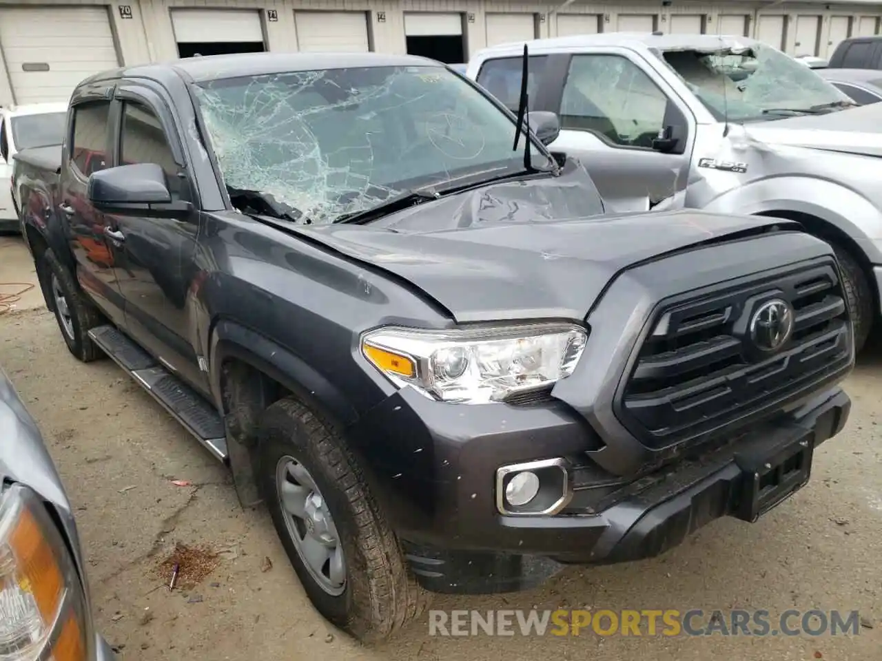 1 Photograph of a damaged car 3TMCZ5ANXKM242031 TOYOTA TACOMA 2019