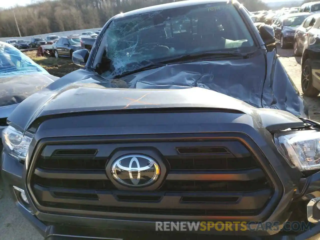 7 Photograph of a damaged car 3TMCZ5ANXKM242031 TOYOTA TACOMA 2019