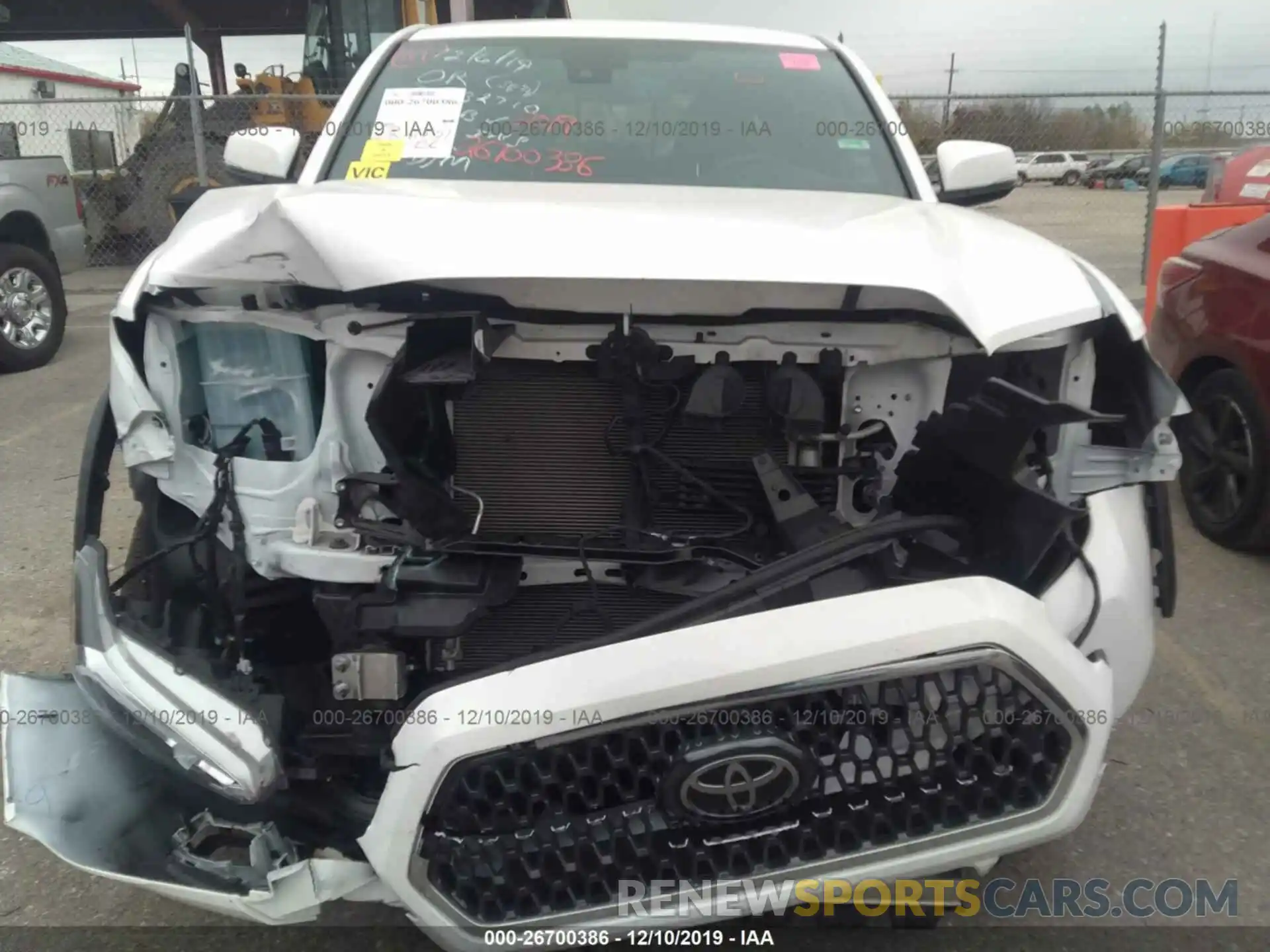 6 Photograph of a damaged car 3TMCZ5ANXKM243647 TOYOTA TACOMA 2019