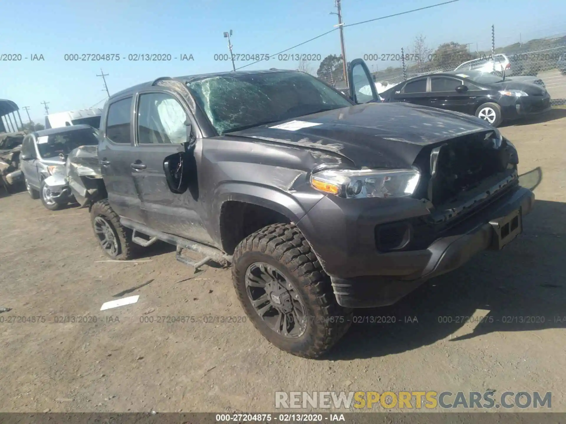 1 Photograph of a damaged car 3TMCZ5ANXKM244426 TOYOTA TACOMA 2019