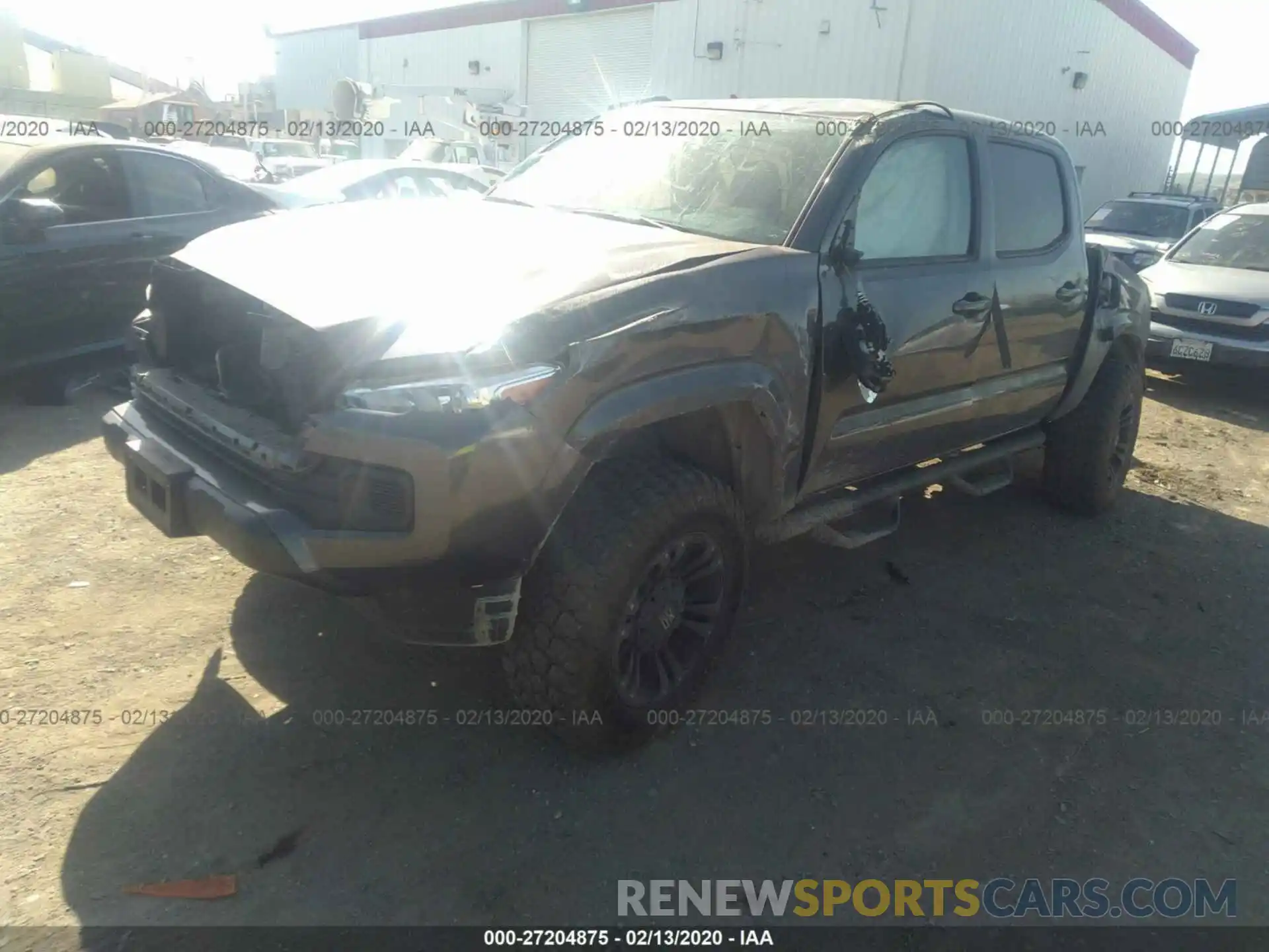 2 Photograph of a damaged car 3TMCZ5ANXKM244426 TOYOTA TACOMA 2019