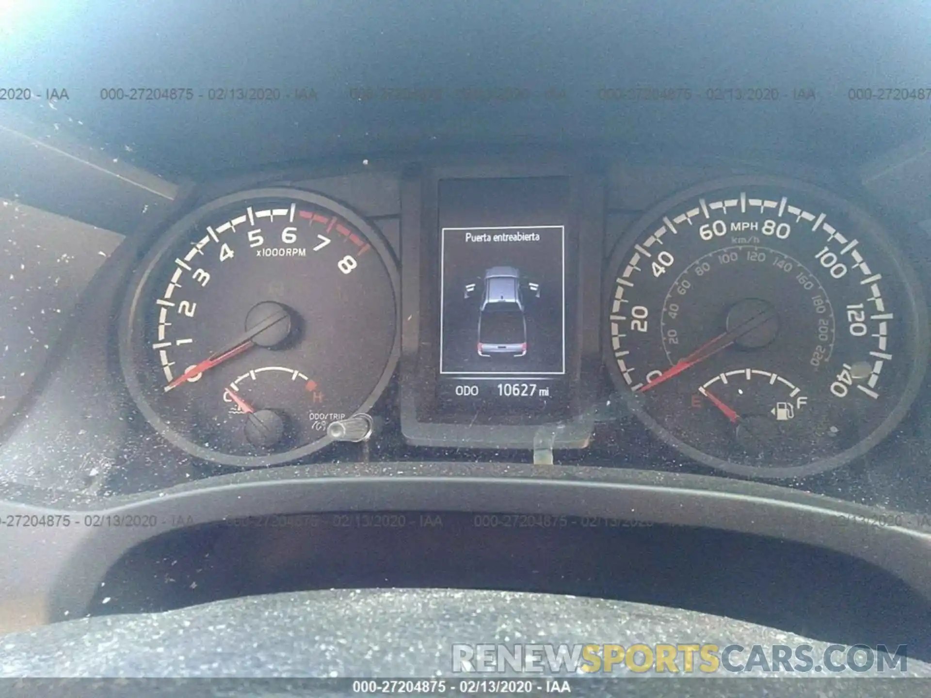 7 Photograph of a damaged car 3TMCZ5ANXKM244426 TOYOTA TACOMA 2019