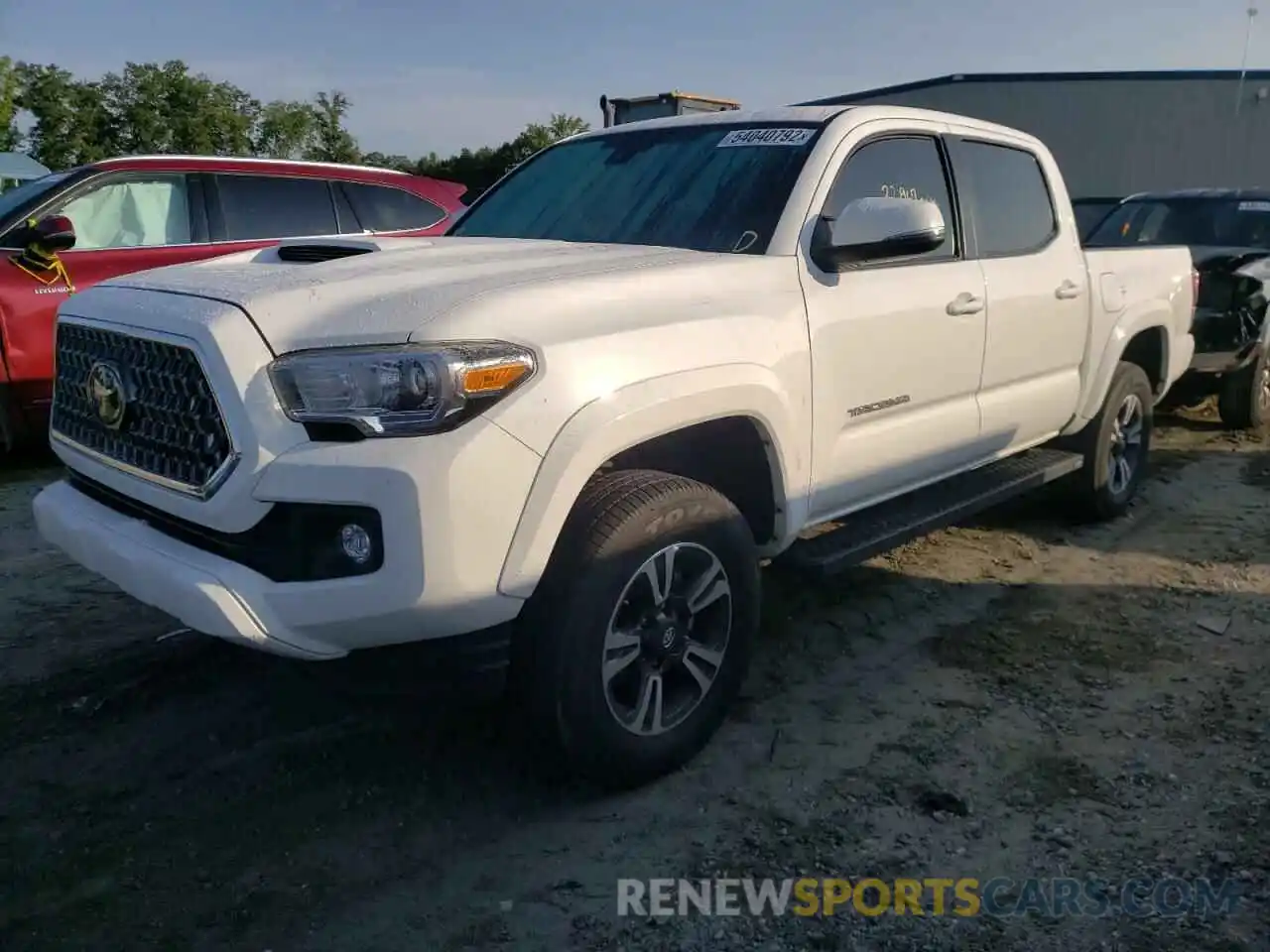 2 Photograph of a damaged car 3TMCZ5ANXKM244958 TOYOTA TACOMA 2019