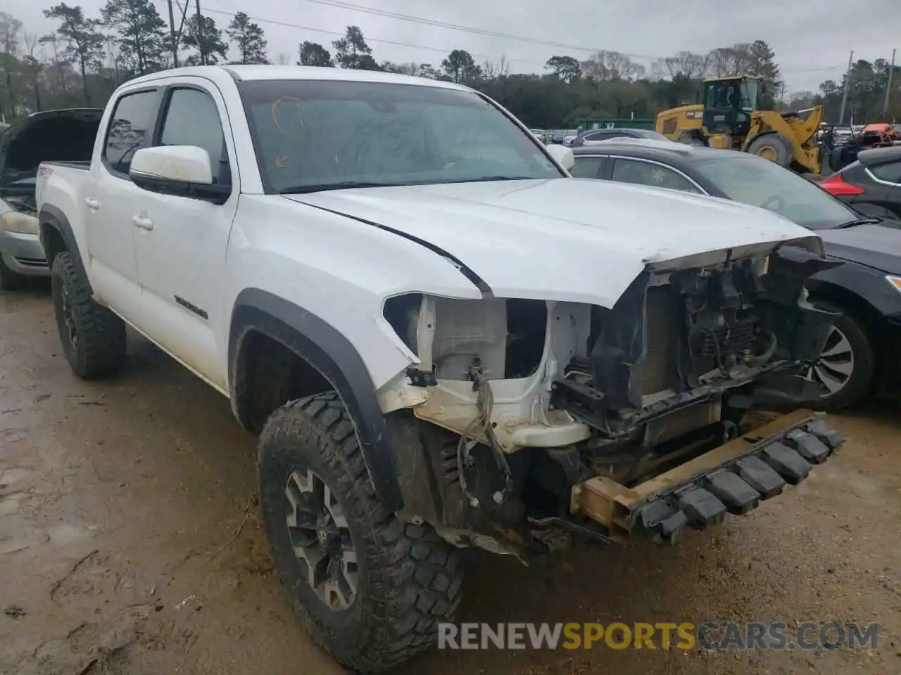 1 Photograph of a damaged car 3TMCZ5ANXKM245561 TOYOTA TACOMA 2019