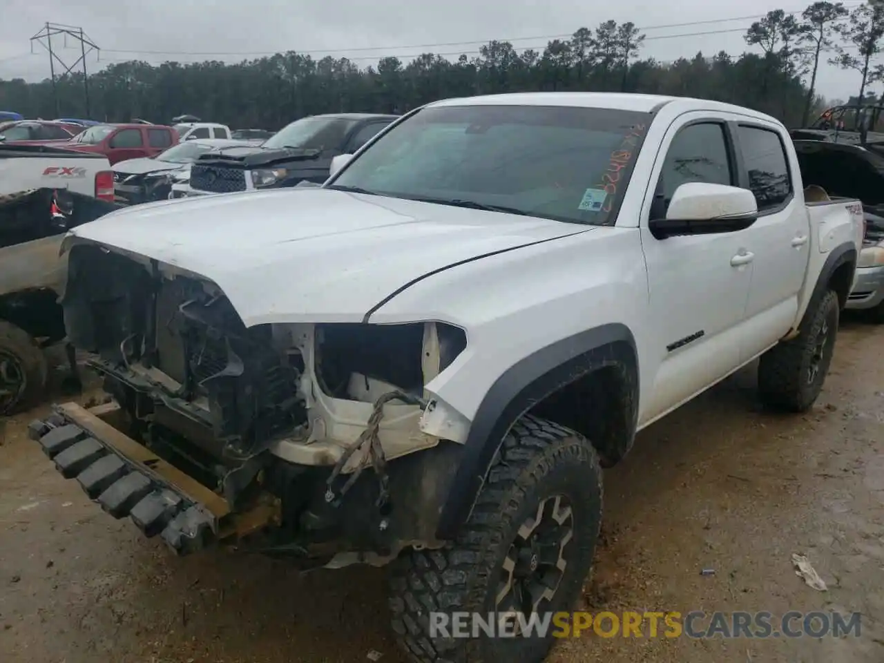 2 Photograph of a damaged car 3TMCZ5ANXKM245561 TOYOTA TACOMA 2019