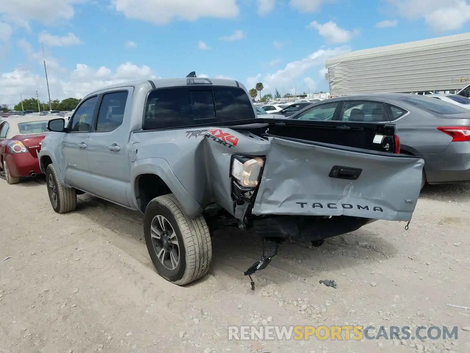 3 Photograph of a damaged car 3TMCZ5ANXKM247844 TOYOTA TACOMA 2019