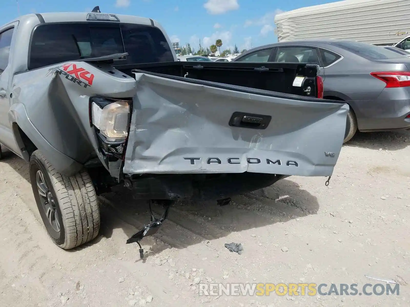 9 Photograph of a damaged car 3TMCZ5ANXKM247844 TOYOTA TACOMA 2019