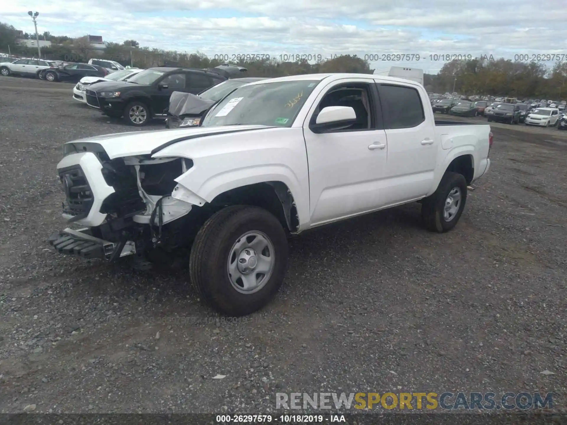 2 Photograph of a damaged car 3TMCZ5ANXKM247911 TOYOTA TACOMA 2019