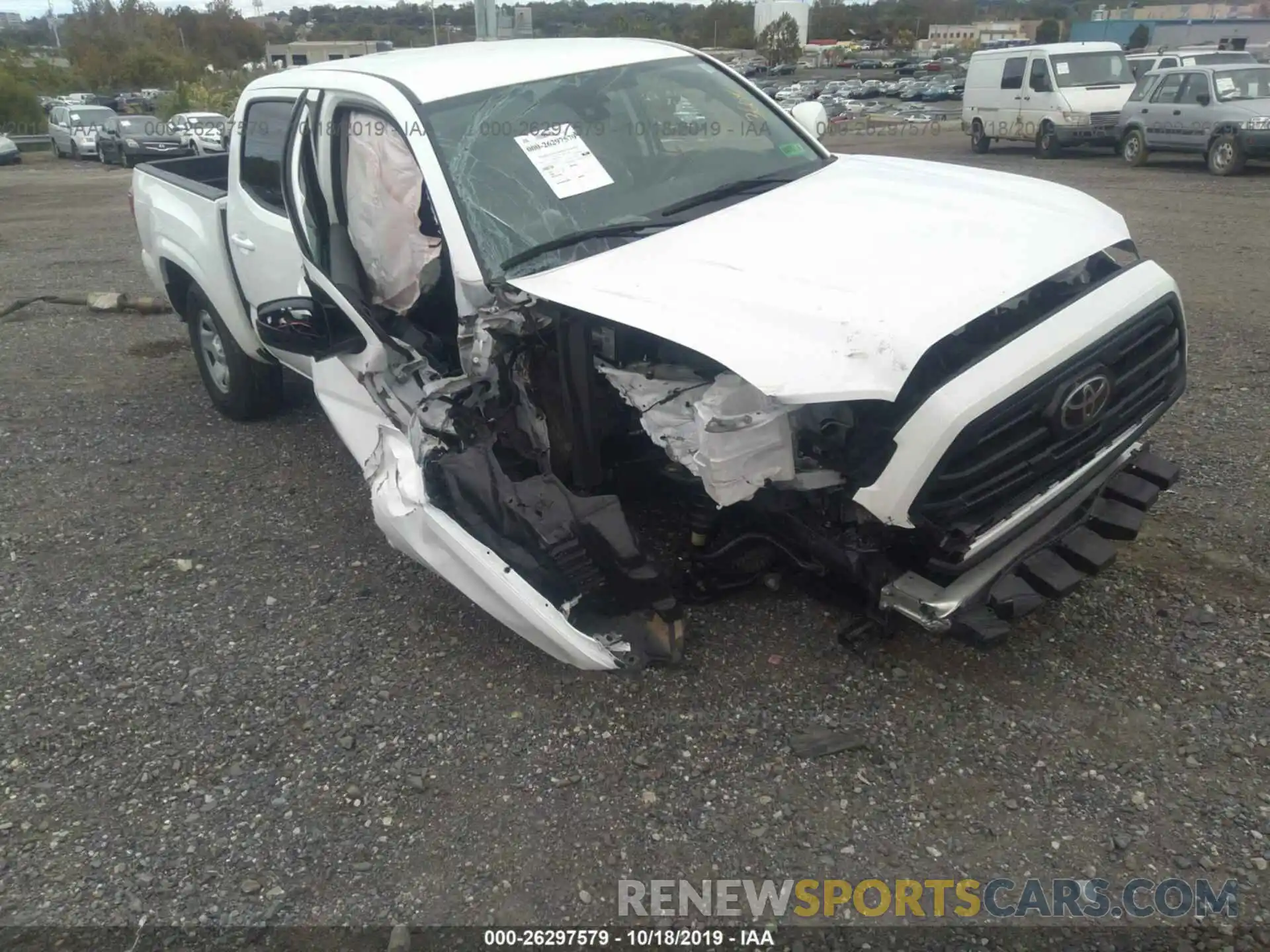 6 Photograph of a damaged car 3TMCZ5ANXKM247911 TOYOTA TACOMA 2019