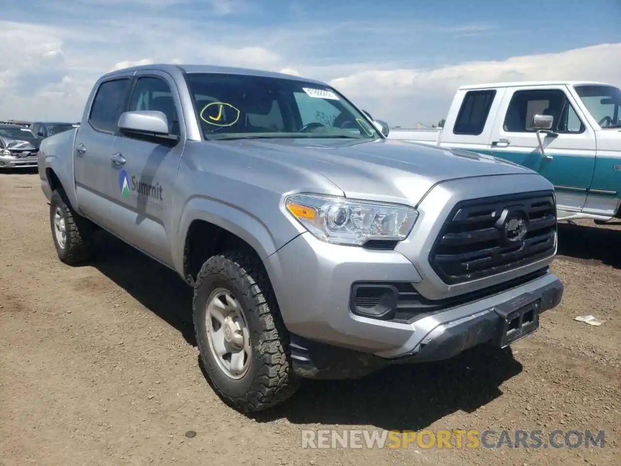 1 Photograph of a damaged car 3TMCZ5ANXKM248914 TOYOTA TACOMA 2019