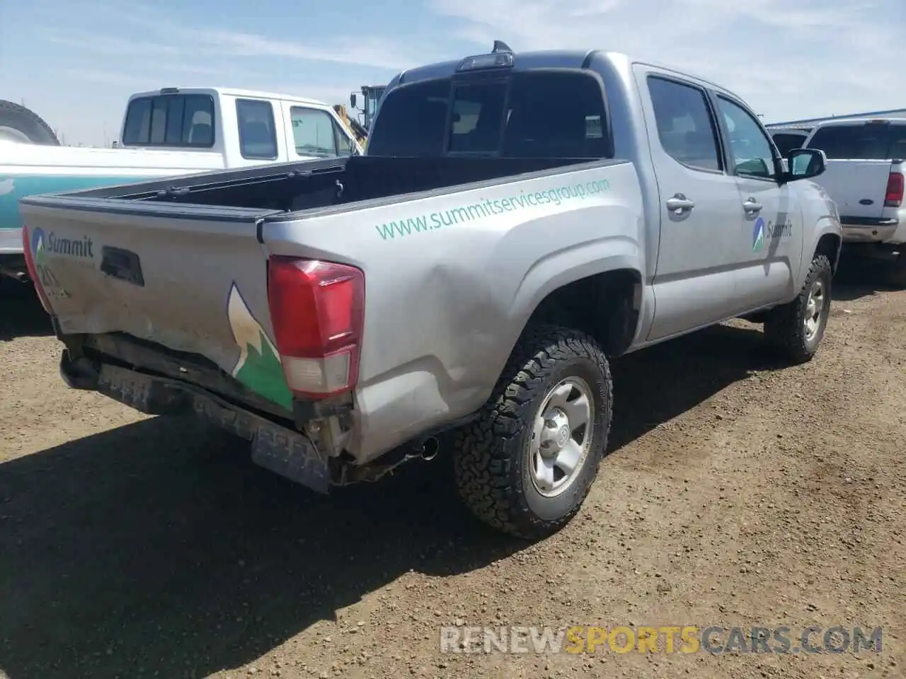 4 Photograph of a damaged car 3TMCZ5ANXKM248914 TOYOTA TACOMA 2019