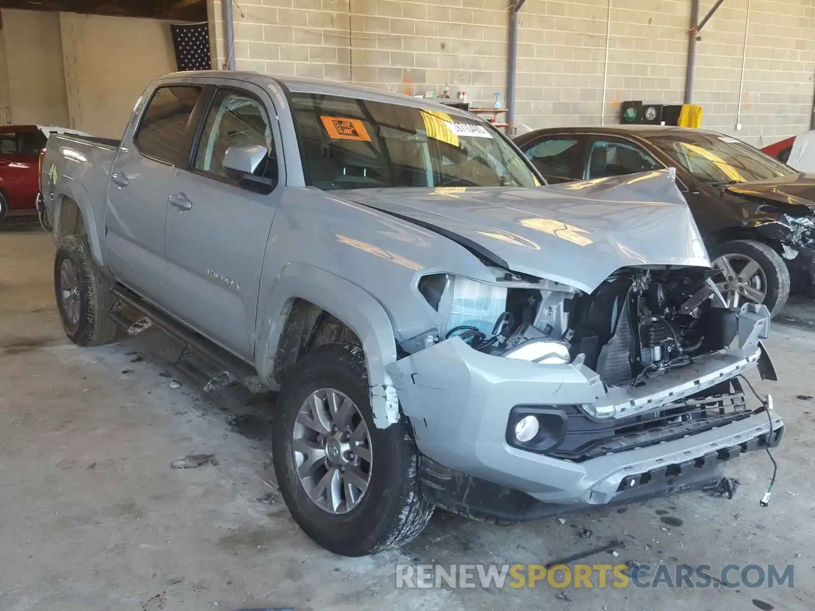 1 Photograph of a damaged car 3TMCZ5ANXKM249187 TOYOTA TACOMA 2019