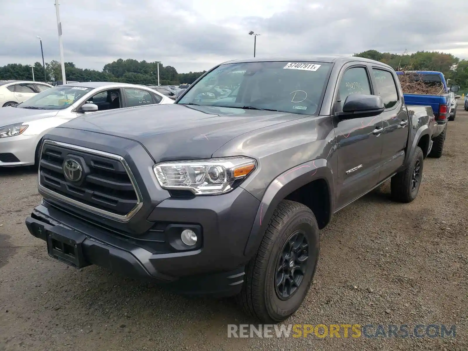 2 Photograph of a damaged car 3TMCZ5ANXKM251201 TOYOTA TACOMA 2019