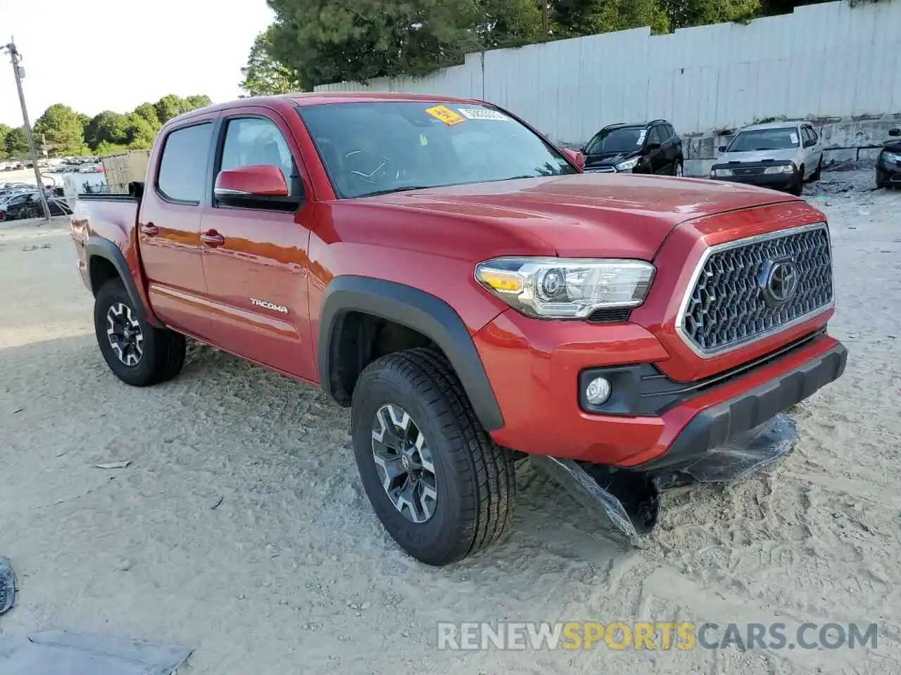 1 Photograph of a damaged car 3TMCZ5ANXKM251800 TOYOTA TACOMA 2019