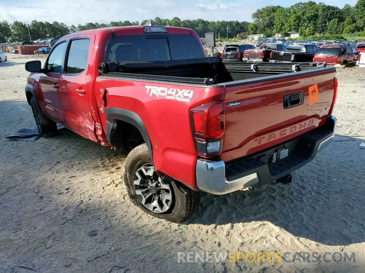 3 Photograph of a damaged car 3TMCZ5ANXKM251800 TOYOTA TACOMA 2019