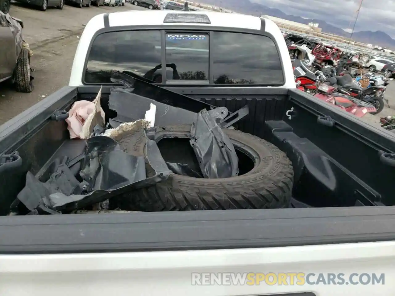 9 Photograph of a damaged car 3TMCZ5ANXKM254454 TOYOTA TACOMA 2019