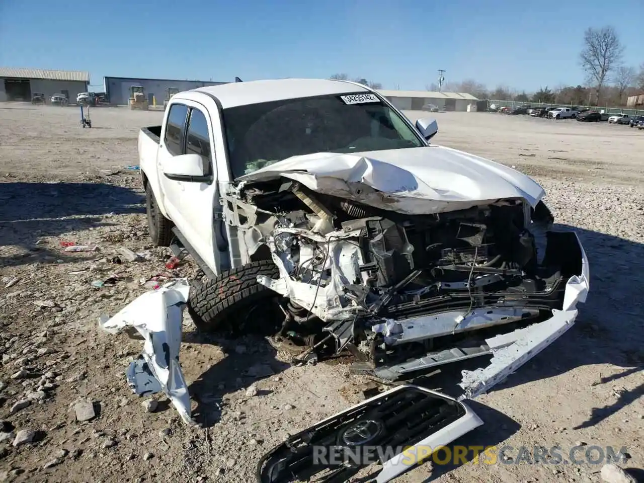 1 Photograph of a damaged car 3TMCZ5ANXKM254681 TOYOTA TACOMA 2019