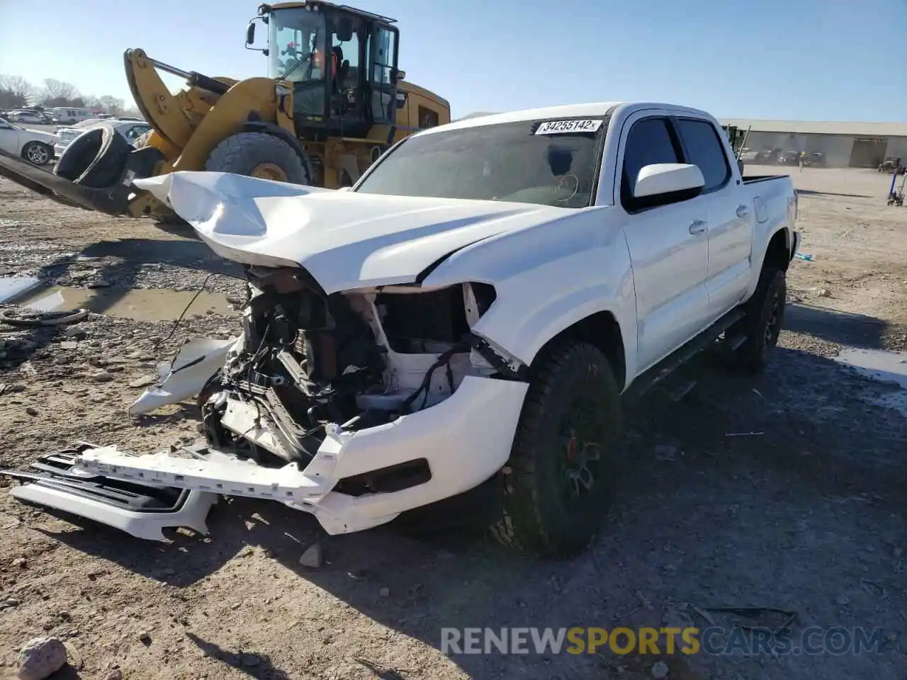 2 Photograph of a damaged car 3TMCZ5ANXKM254681 TOYOTA TACOMA 2019