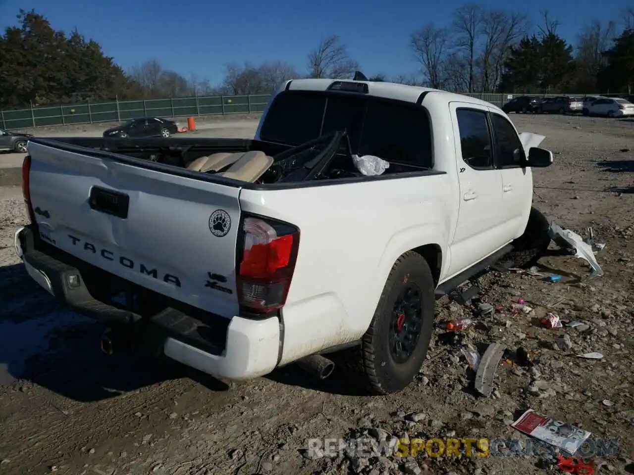 4 Photograph of a damaged car 3TMCZ5ANXKM254681 TOYOTA TACOMA 2019