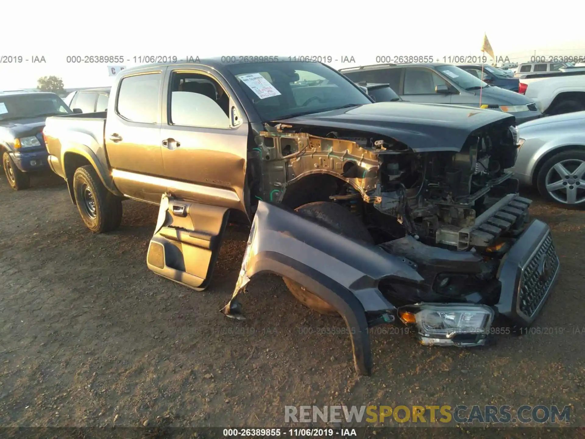 1 Photograph of a damaged car 3TMCZ5ANXKM254969 TOYOTA TACOMA 2019