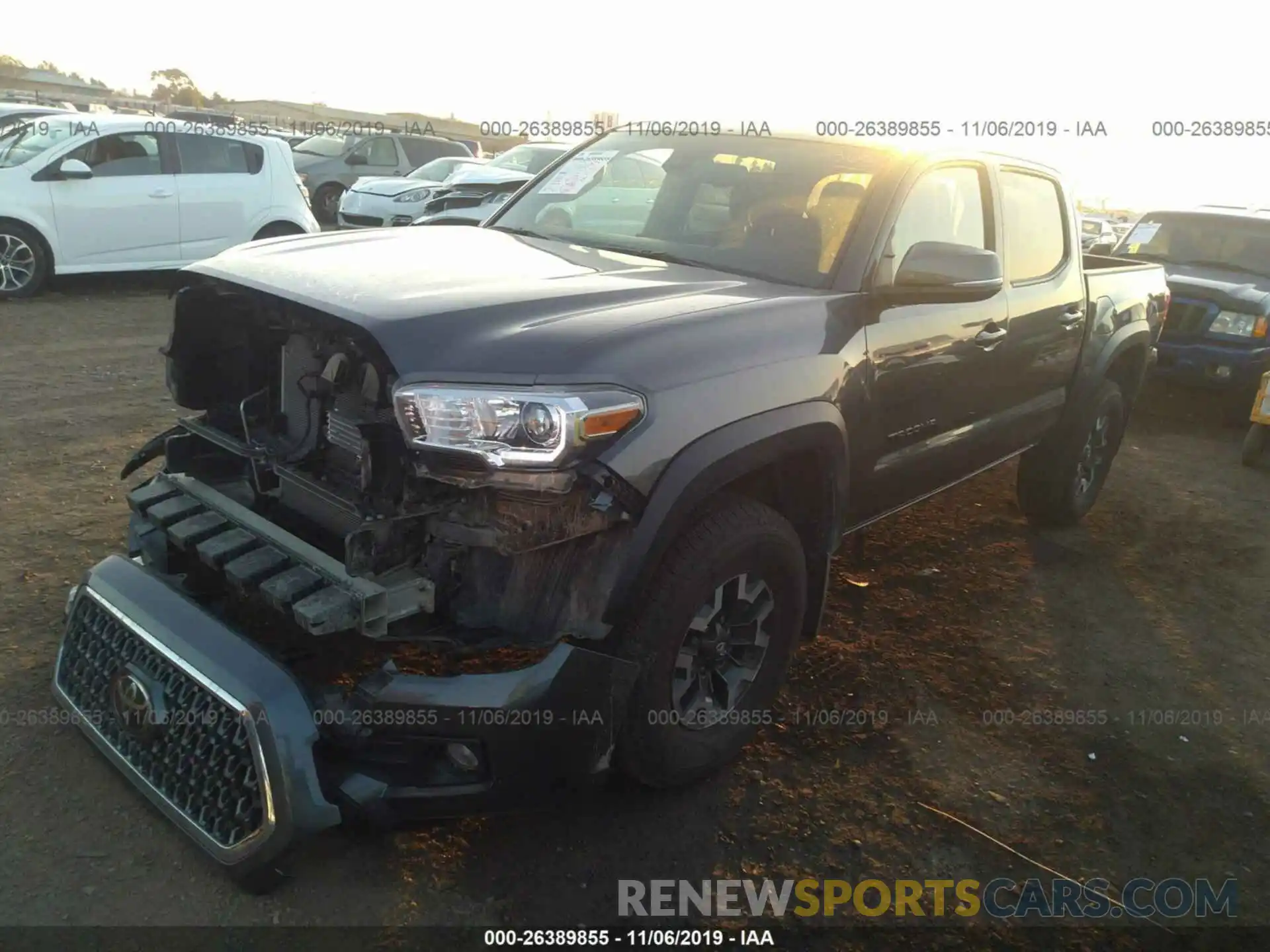 2 Photograph of a damaged car 3TMCZ5ANXKM254969 TOYOTA TACOMA 2019