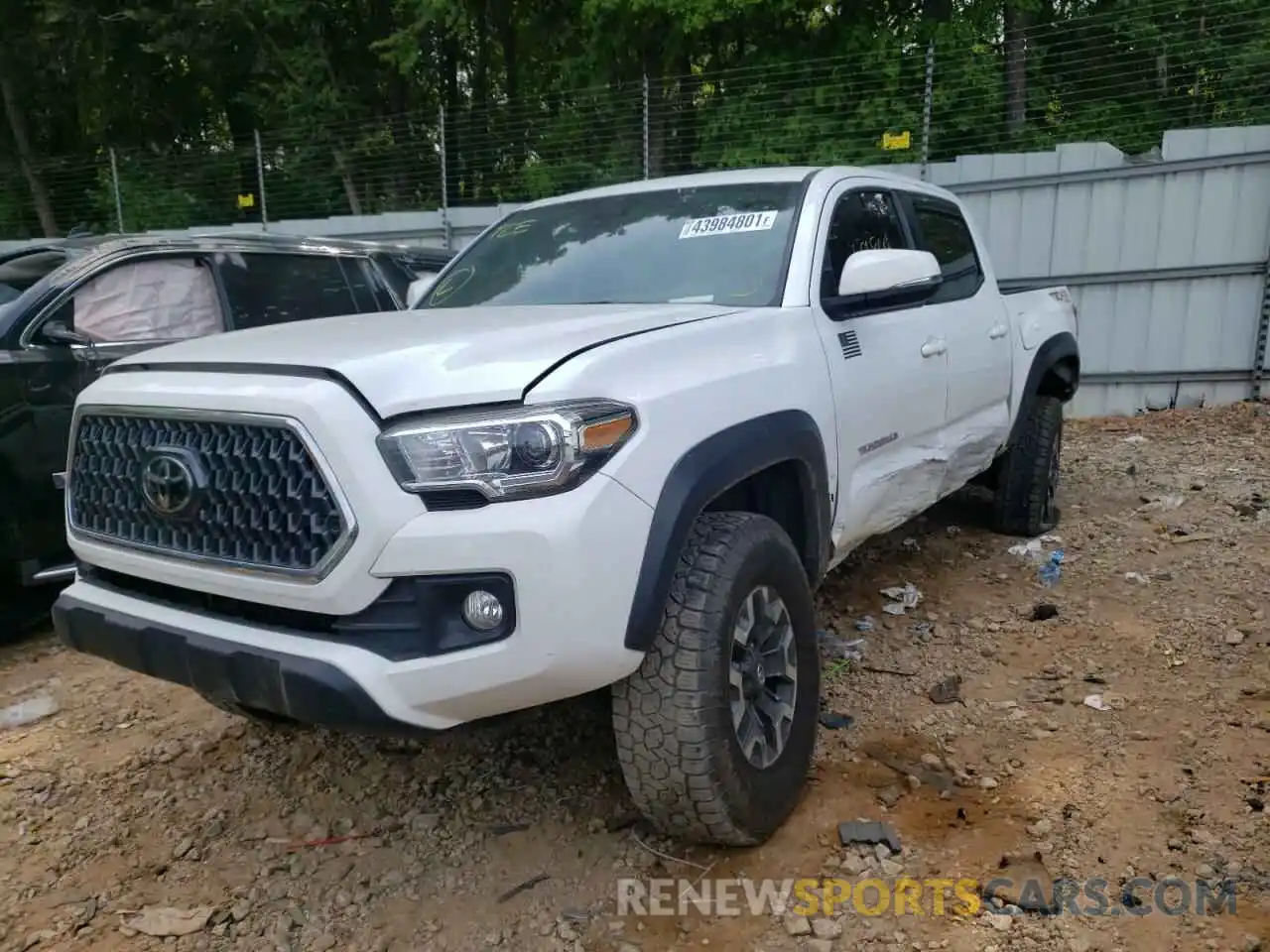 2 Photograph of a damaged car 3TMCZ5ANXKM255992 TOYOTA TACOMA 2019