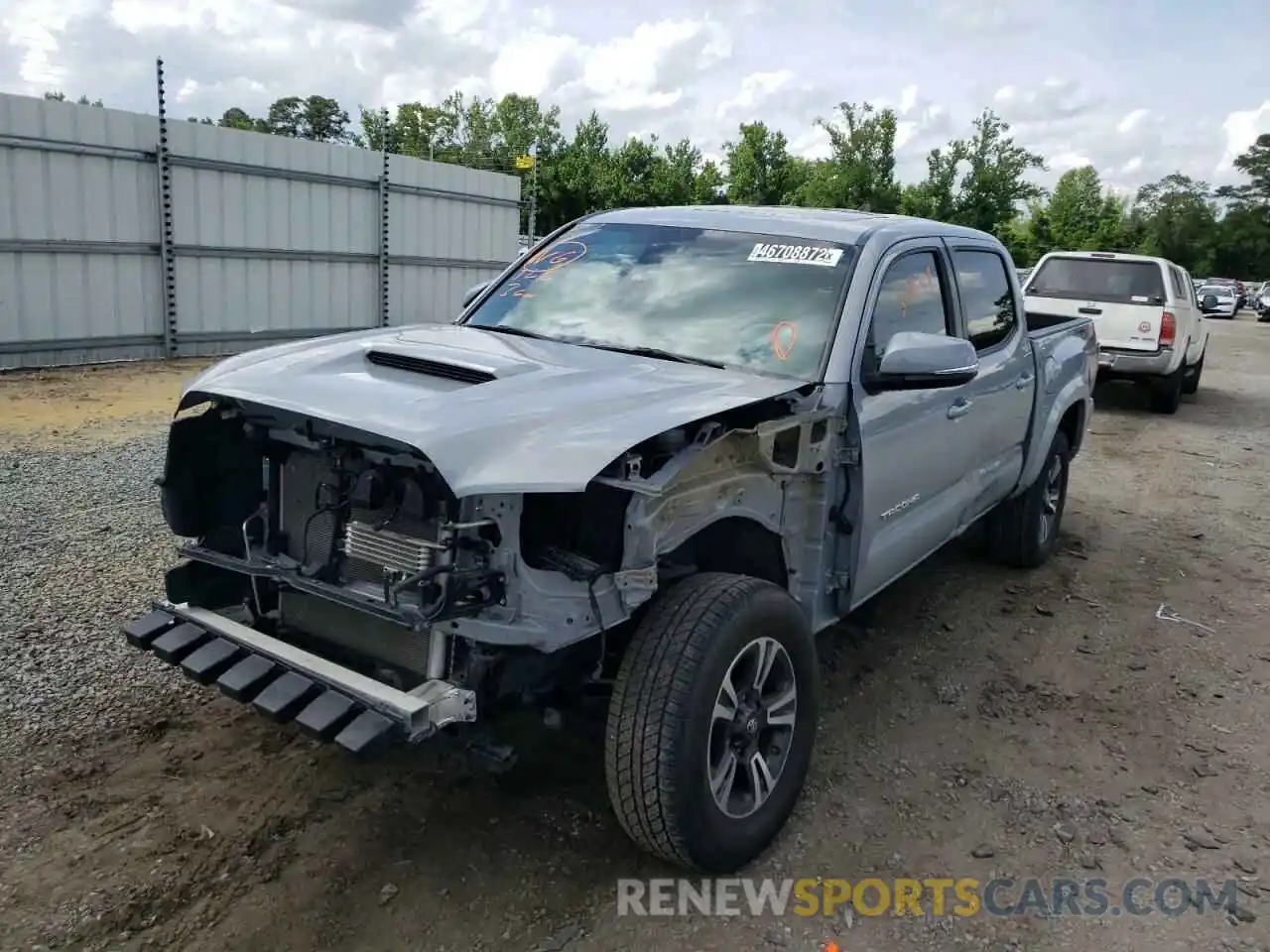 2 Photograph of a damaged car 3TMCZ5ANXKM257676 TOYOTA TACOMA 2019