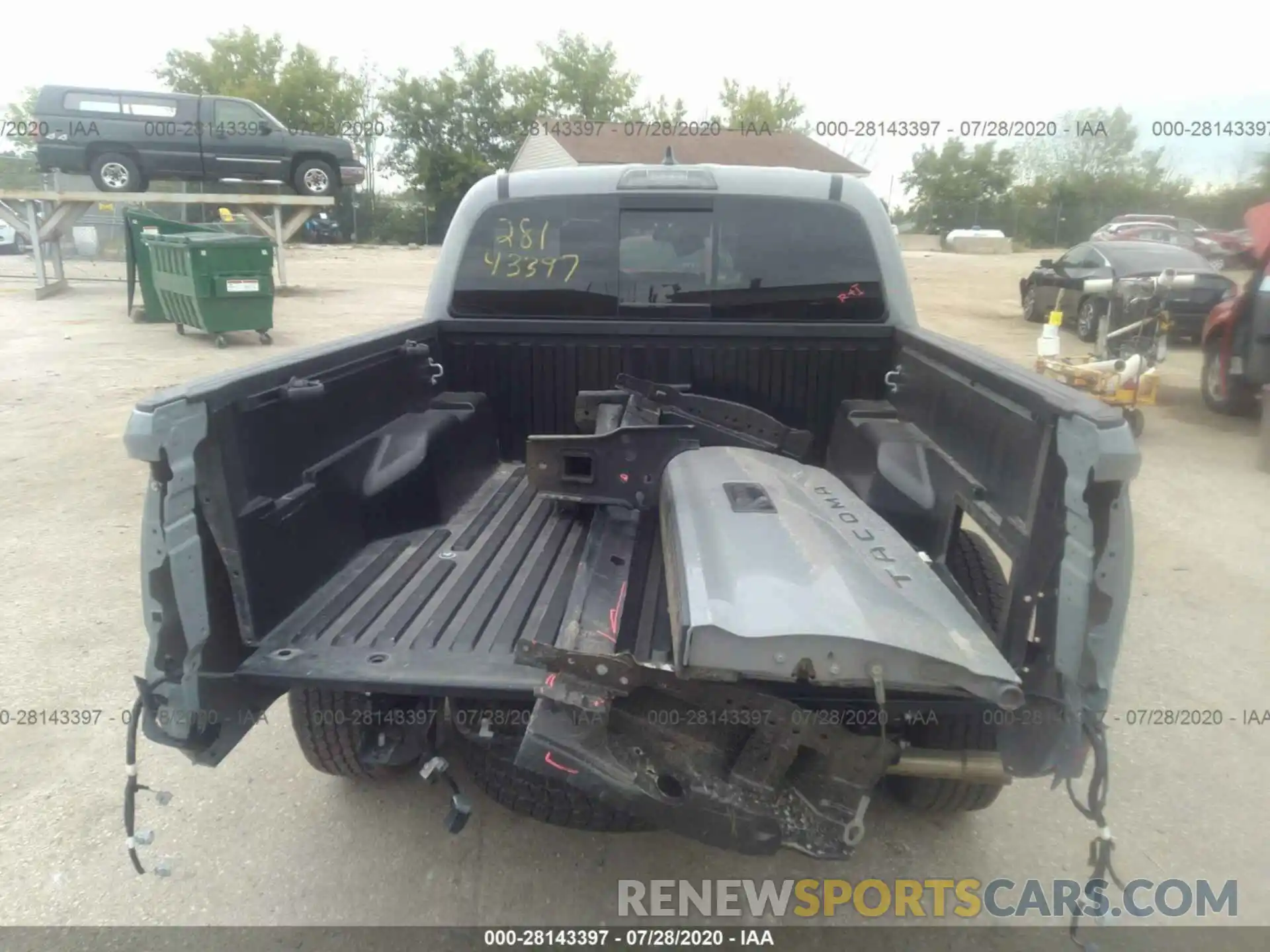 6 Photograph of a damaged car 3TMCZ5ANXKM258049 TOYOTA TACOMA 2019