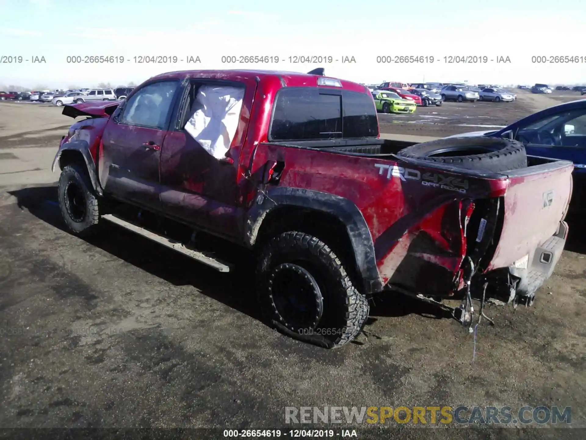 3 Photograph of a damaged car 3TMCZ5ANXKM263087 TOYOTA TACOMA 2019