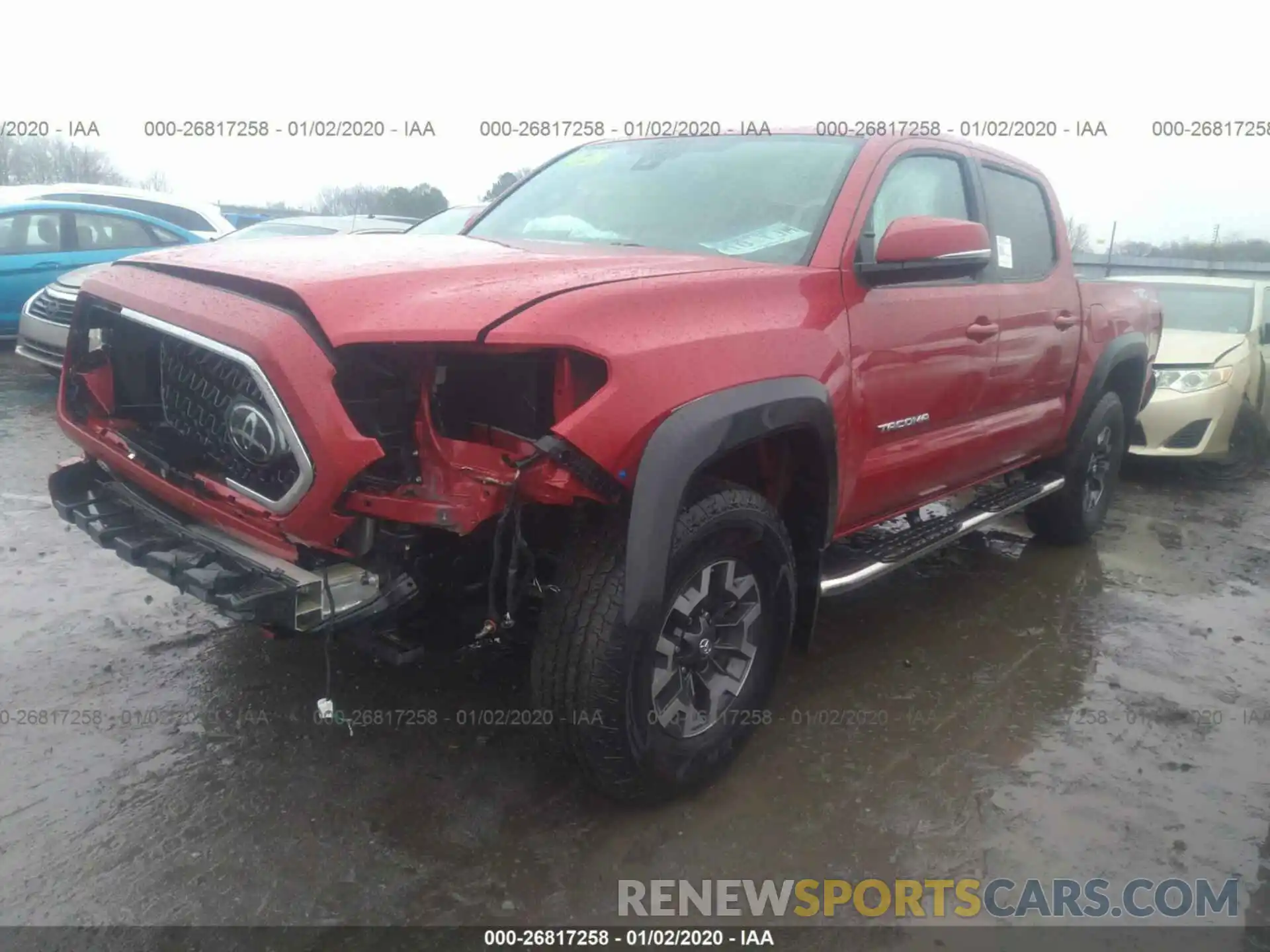 2 Фотография поврежденного автомобиля 3TMCZ5ANXKM266054 TOYOTA TACOMA 2019