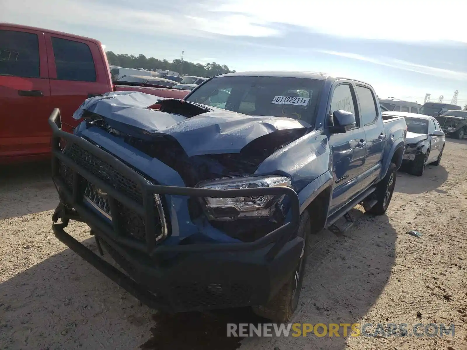 2 Photograph of a damaged car 3TMCZ5ANXKM267009 TOYOTA TACOMA 2019