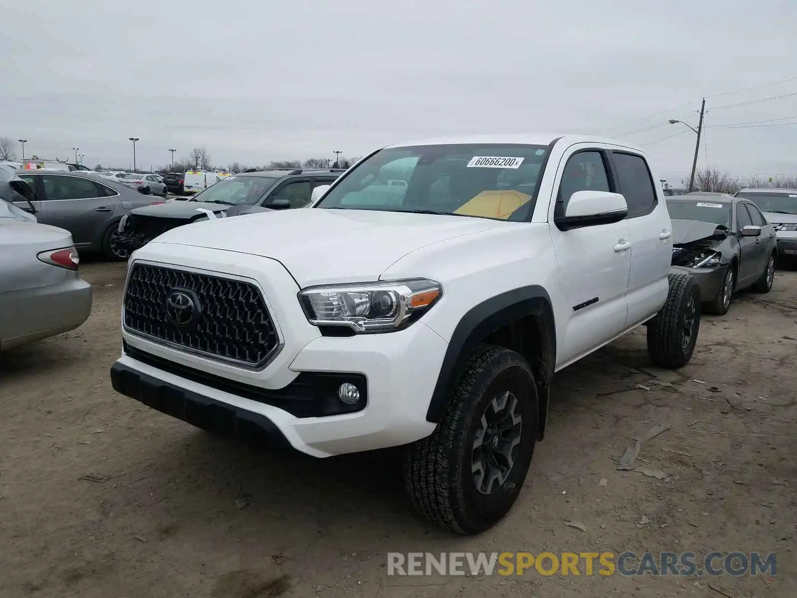 2 Photograph of a damaged car 3TMCZ5ANXKM269231 TOYOTA TACOMA 2019