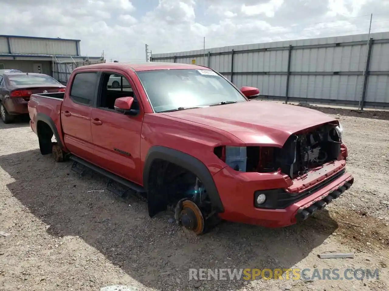 1 Photograph of a damaged car 3TMCZ5ANXKM270508 TOYOTA TACOMA 2019