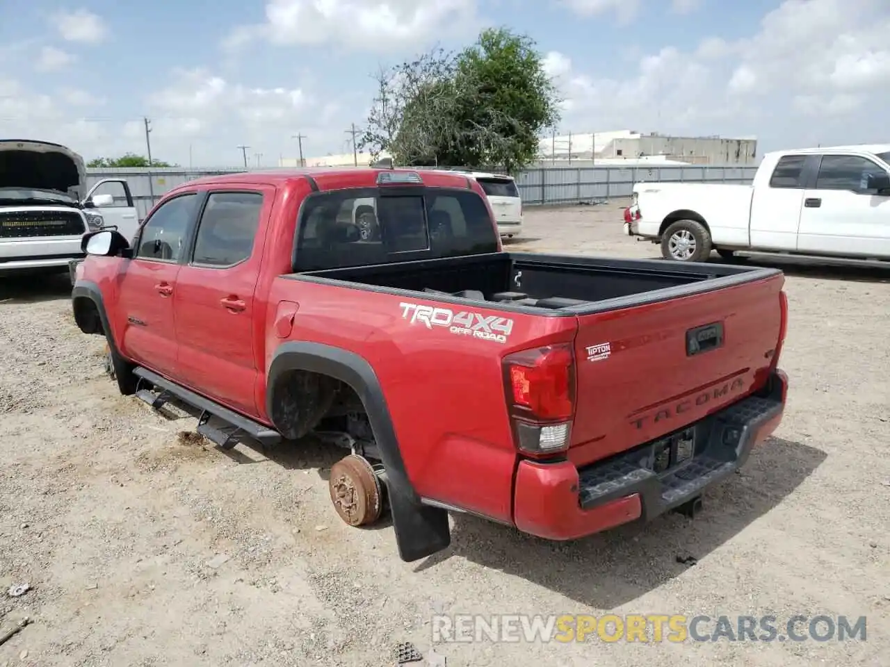 3 Photograph of a damaged car 3TMCZ5ANXKM270508 TOYOTA TACOMA 2019