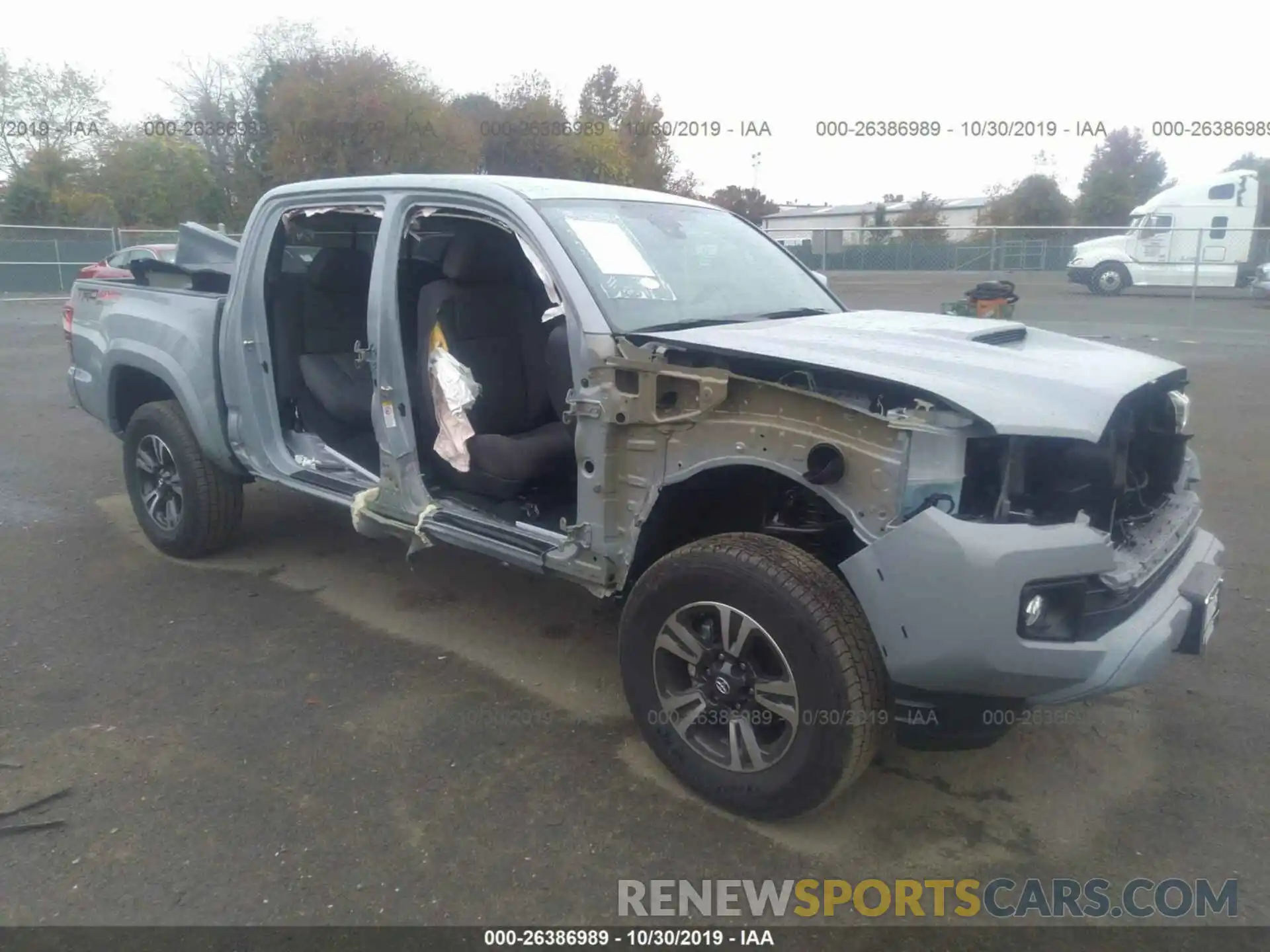 1 Photograph of a damaged car 3TMCZ5ANXKM271948 TOYOTA TACOMA 2019