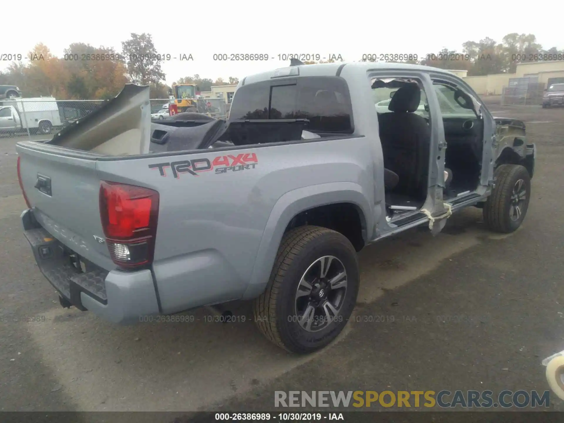 4 Photograph of a damaged car 3TMCZ5ANXKM271948 TOYOTA TACOMA 2019