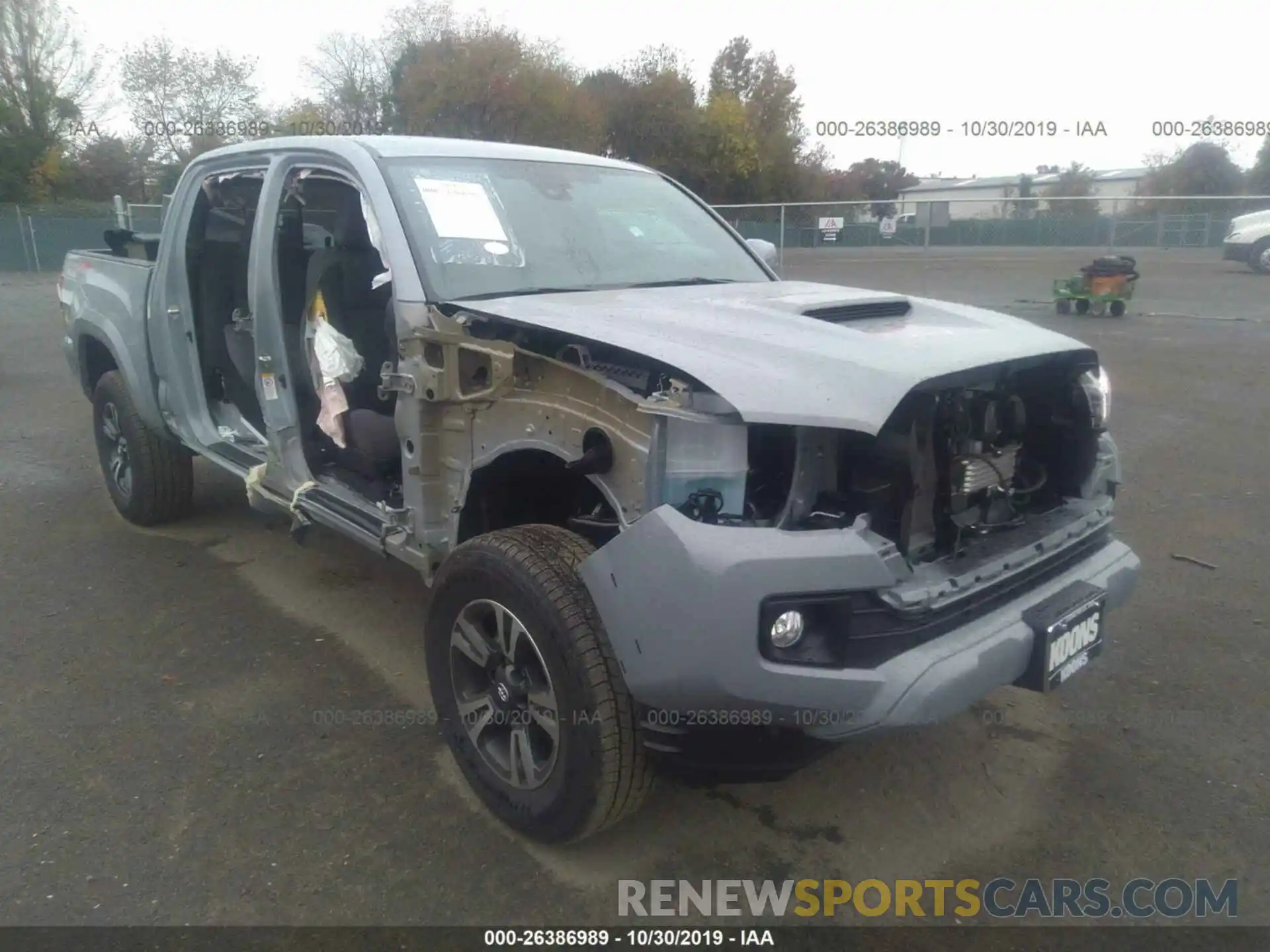 6 Photograph of a damaged car 3TMCZ5ANXKM271948 TOYOTA TACOMA 2019