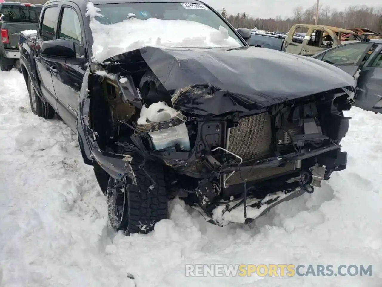 9 Photograph of a damaged car 3TMCZ5ANXKM272002 TOYOTA TACOMA 2019