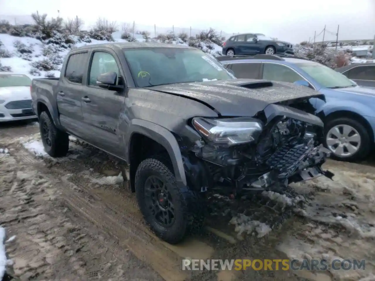 1 Photograph of a damaged car 3TMCZ5ANXKM272159 TOYOTA TACOMA 2019