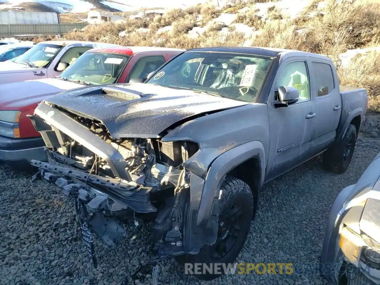 2 Photograph of a damaged car 3TMCZ5ANXKM272159 TOYOTA TACOMA 2019