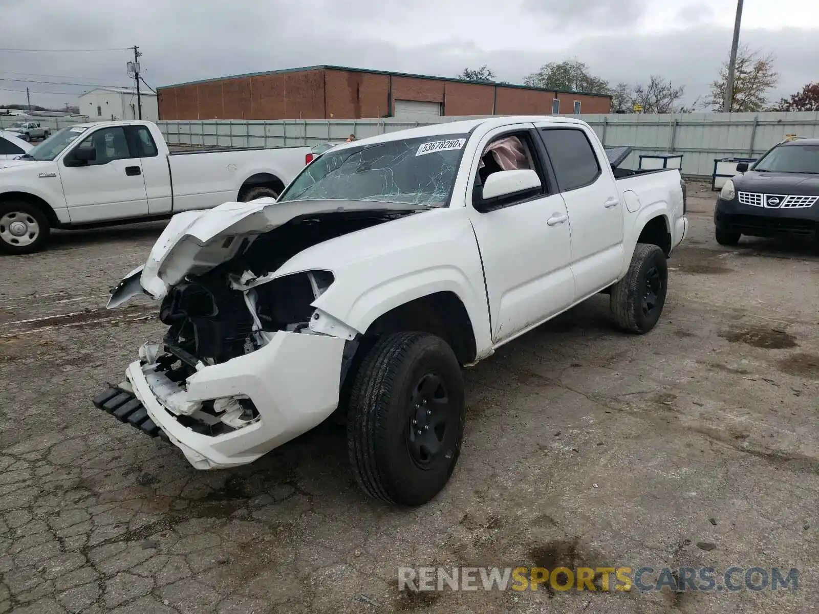 2 Photograph of a damaged car 3TMCZ5ANXKM272663 TOYOTA TACOMA 2019