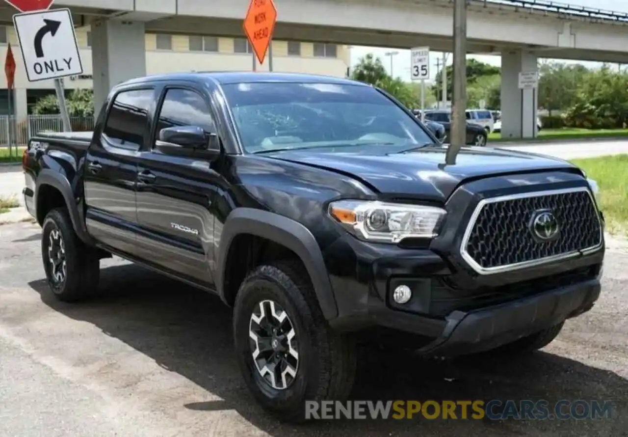 1 Photograph of a damaged car 3TMCZ5ANXKM275126 TOYOTA TACOMA 2019