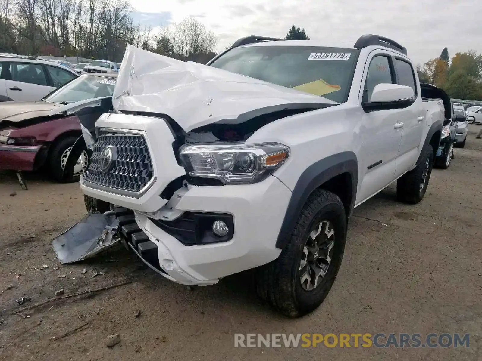 2 Photograph of a damaged car 3TMCZ5ANXKM275529 TOYOTA TACOMA 2019