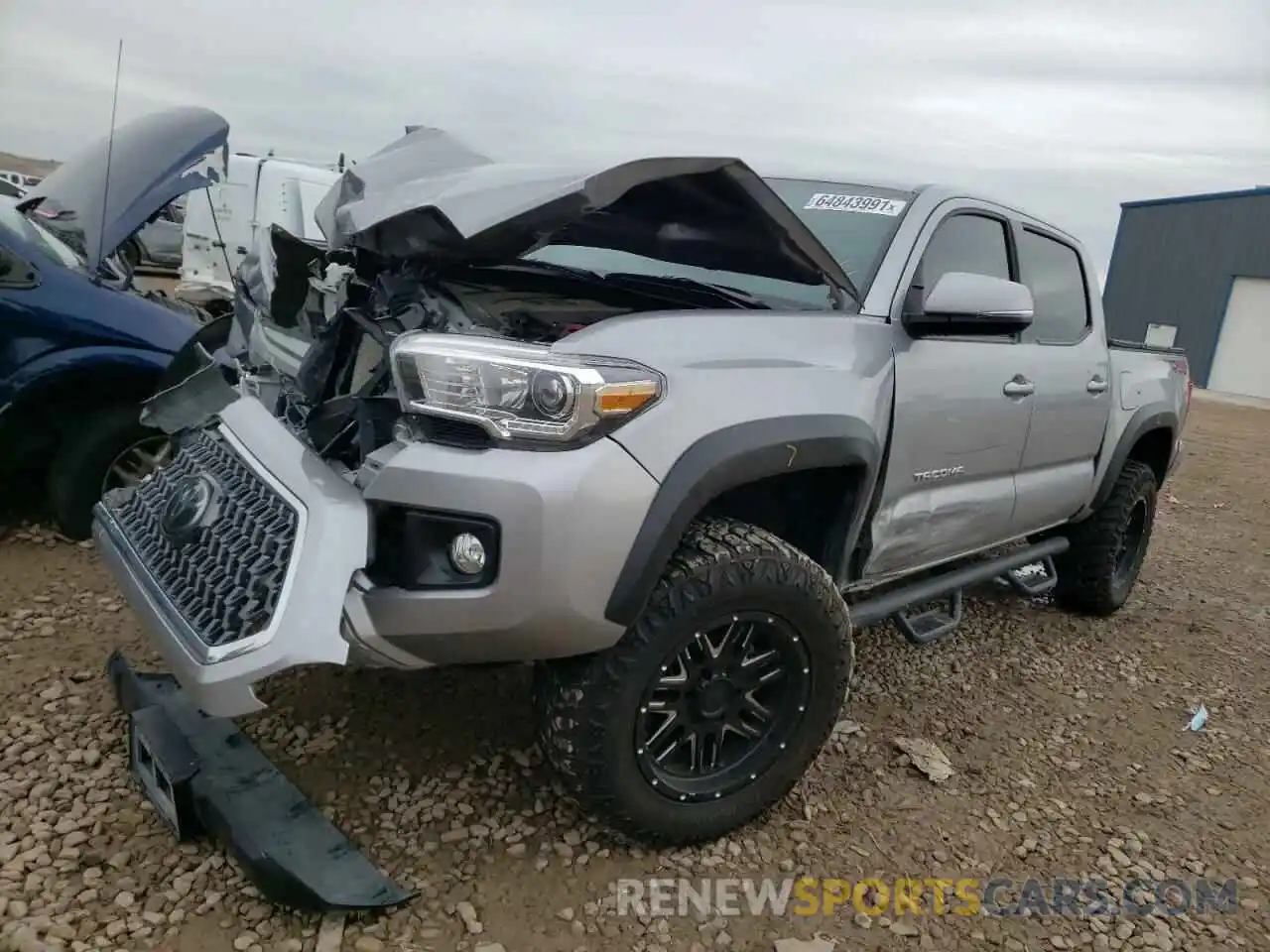 2 Photograph of a damaged car 3TMCZ5ANXKM275661 TOYOTA TACOMA 2019