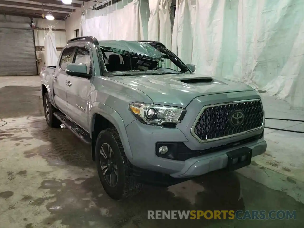 1 Photograph of a damaged car 3TMCZ5ANXKM275708 TOYOTA TACOMA 2019