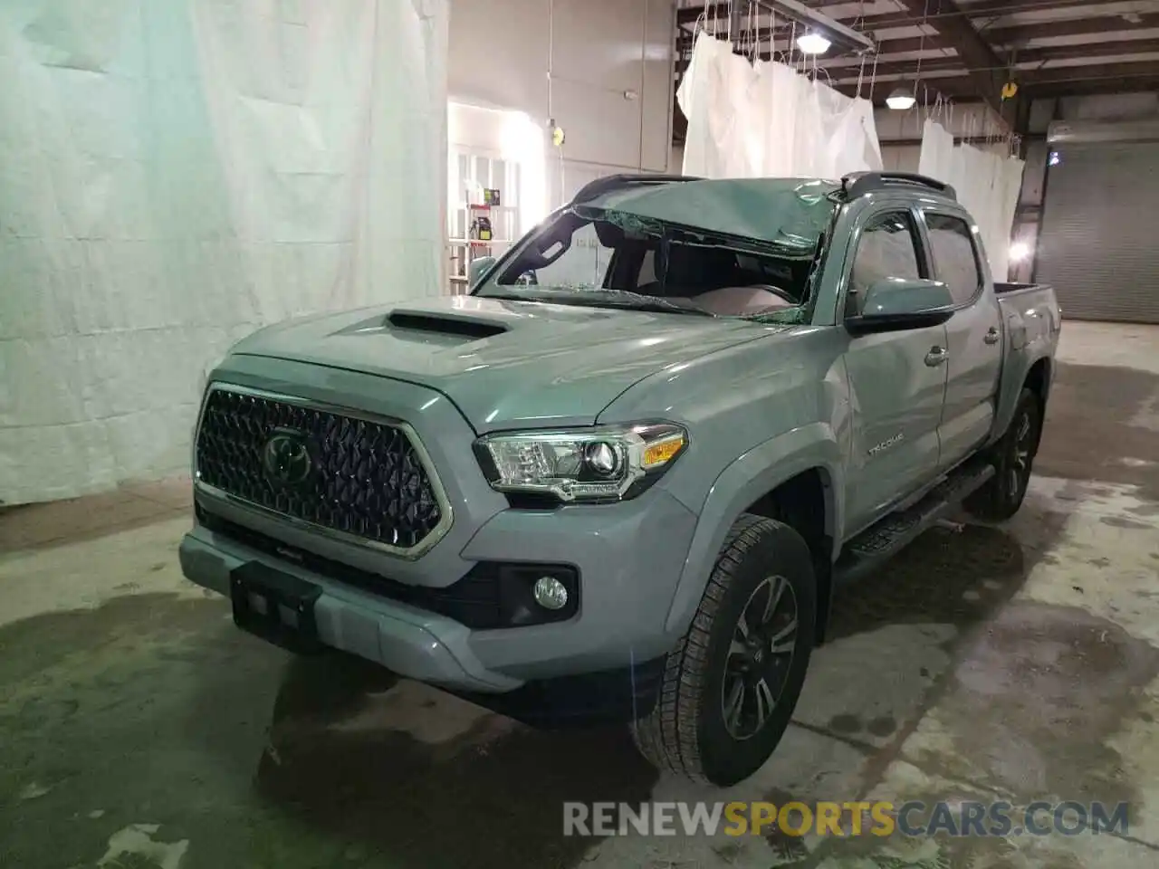 2 Photograph of a damaged car 3TMCZ5ANXKM275708 TOYOTA TACOMA 2019