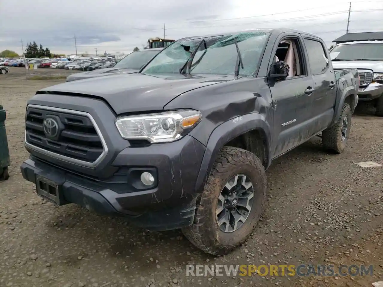 2 Photograph of a damaged car 3TMCZ5ANXKM275711 TOYOTA TACOMA 2019