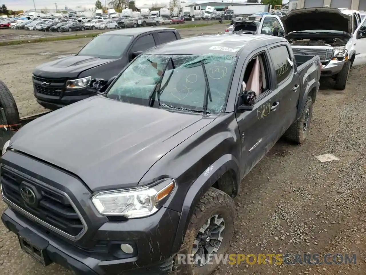 9 Photograph of a damaged car 3TMCZ5ANXKM275711 TOYOTA TACOMA 2019