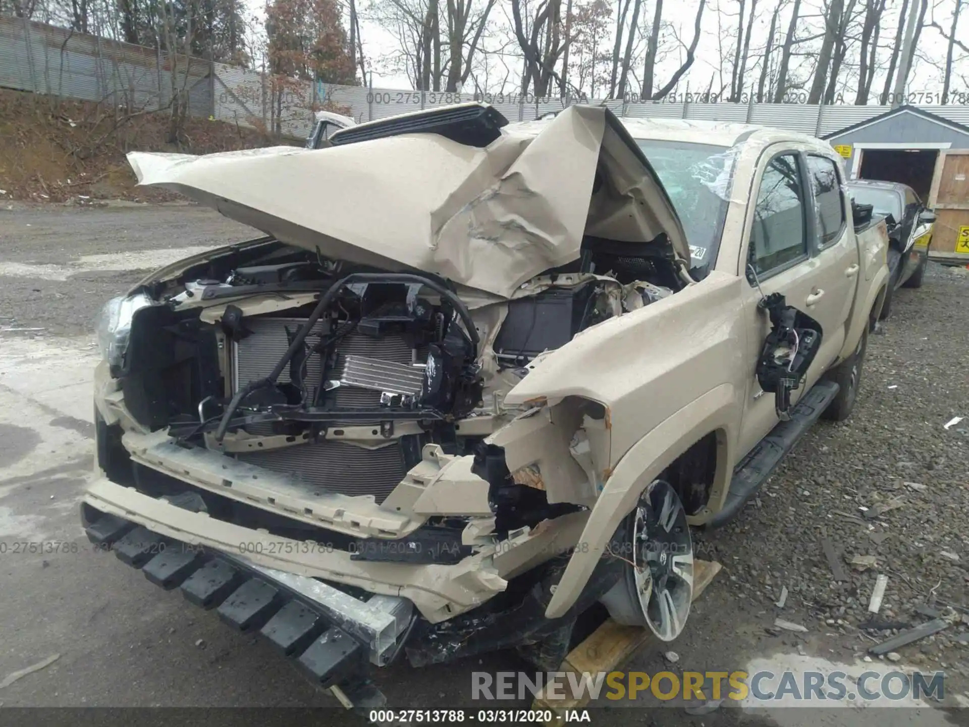 6 Photograph of a damaged car 3TMCZ5ANXKM275806 TOYOTA TACOMA 2019